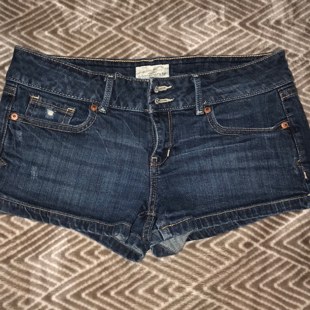 denim short shorts